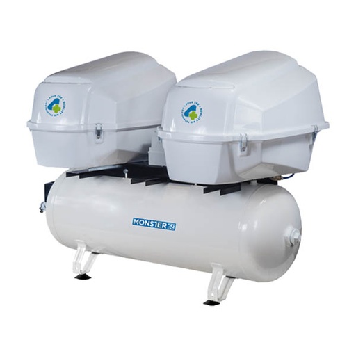 [FTK.0004] COMPRESSEUR MONSTER 6E 150L AVEC DESSICATEUR ET CACHE MOTEUR 4 TEK
